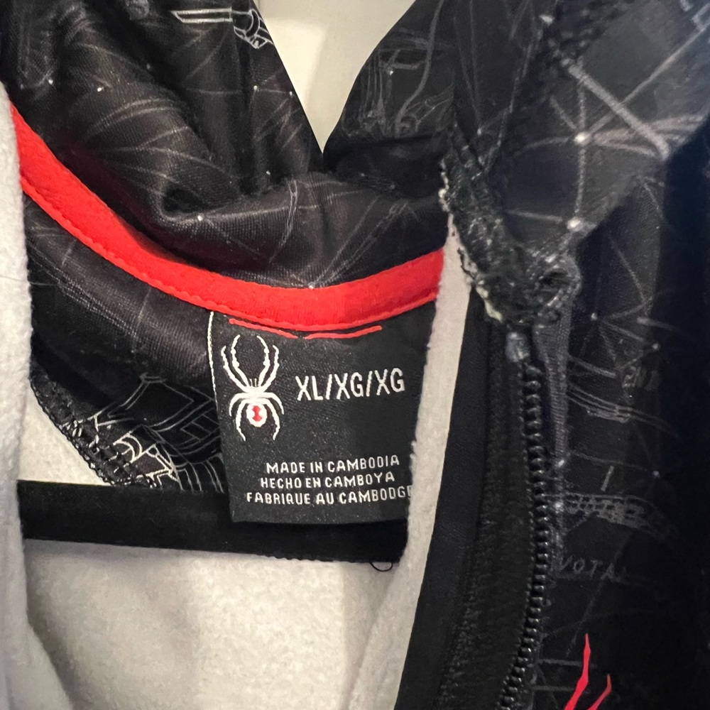 Black Graphic Men's Jacket - Picture 2 of 4